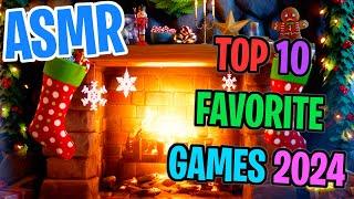 ASMR Gaming News Top 10 Favorite Games of 2024 List Relaxing Whispering + more (467)