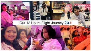 12 hours Long Flight️|| Journey & Struggles||BLR-DUBAI-PARIS||SPURTHI VLOGS||