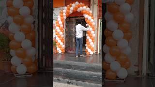 How to make this Balloon arch _ balloon decoration ideas #balloon #balloonarch #birthday #diy #party