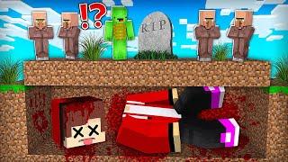 Why did Mikey and Villagers BURY JJ ALIVE in Minecraft Challenge - Maizen