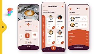 Coffee App Design in Figma | Coffee Shop UI Design | Figma Tutorial