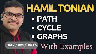 Hamiltonian Graphs in Discrete Mathematics || Hamiltonian Paths || Hamiltonian Cycles || DMS