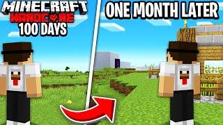 I Survived 100 Days in OLD Minecraft Hardcore And Here's What Happened.