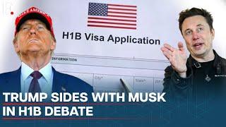 Donald Trump Backs Elon Musk's Stand on H1B Visas, Calls it "Great Program"