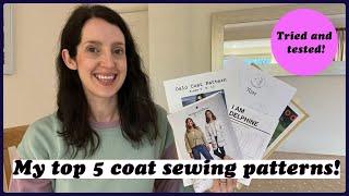 My top 5 coat sewing patterns | tried & tested and fun to sew!