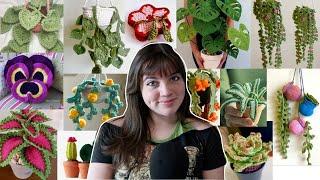 50 easy NATURE PLANT GREEN crochet ideas with patterns (beginner friendly)