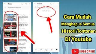 Cara Mudah Menghapus semua History Tontonan Di YouTube