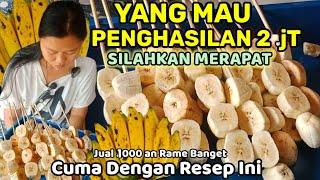 USAHA UNTUNG 100 % MODAL PISANG DITUSUK TUSUK NGANTONGIN 500 RB / HARI. YG BELI ANTRI.IDE USAHA