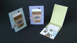 Coffee Cafe Gift Card Holder