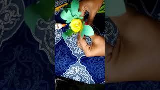 Roomdecor yellow rose#diy  #crafting#shorts https://www.youtube.com/@Tuchu-b2v#viralshorts