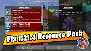 Fix Broken Resource Packs FAST in Minecraft 1.21.4 Java Edition!