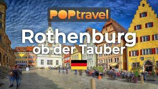 Walking in ROTHENBURG OB DER TAUBER / Germany - 4K 60fps (UHD)