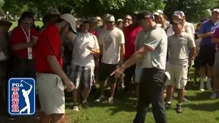 Rory McIlroy's golf ball finds fan's pocket at TOUR Championship