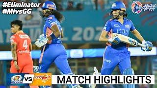 MI vs GG Eliminator Match WPL 2025 Highlights | WPL Highlights 2025 | MIW vs GGW Highlights 2025