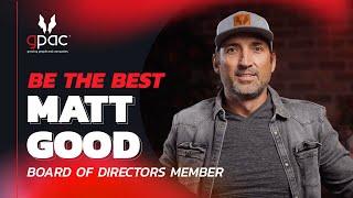 #BeTheBest | Matt Good: An Innovative Vision | gpac