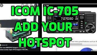 ICOM IC-705 Add your Hotspot