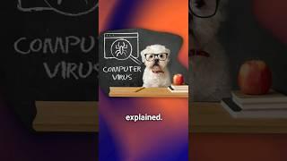 Computer viruses EXPLAINED #shorts