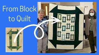 Design a Quilt From Just One Block - Elements of Modern Quilting & Clusters pattern