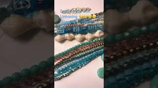 Dollar Bead Box Unboxing For July 2023 Gorgeous Beads! #short #shorts #jewelry #unboxing #beads