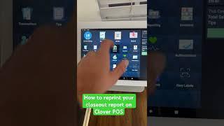 Clover Station Duo: How to Reprint your Closeout Report on Clover POS | Payment Processing | POS |