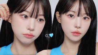 이목구비 재창조🫧보정 어플 필요없는 자체 필터 메이크업🩵feat.숨겨진 이목구비 또렷하게 만드는 꼼수들 가득