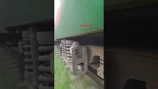 High speed vibration on wheel spring suspension || #Bangladesh #railway #track #wheel #line #speed