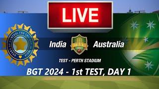 1st TEST LIVE- INDIA vs AUSTRALIABGT 2024AUS vs INDCRICKET 24 GAMEPLAYLIVE MATCH STREAMING