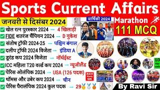 Sports Current Affairs 2025 | January To December Sports Awards 2024 | Sports Khel Puraskar 2025