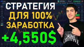 Стратегия для 100% заработка на бинарных опционах на отс | +4,550$ | Pocket Option