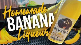 MAKE YOUR OWN BANANA LIQUEUR - Crème de Banane Recipe