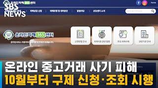 10월부터 '중고거래 사기' 온라인 피해 구제 신청 · 조회 시행 / SBS