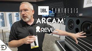 Harman Booth Tour | JBL MA Series | JBL Synthesis | ARCAM | #cedia