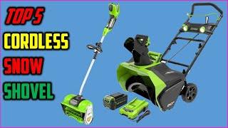 Top 5 Best Electric Cordless Snow Shovel 2024 |Best Cordless Snow Shovel Reviews Of 2024 - To Buy