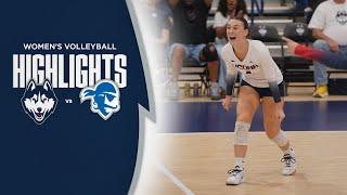 HIGHLIGHTS | UConn Volleyball vs. Seton Hall