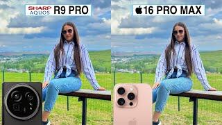 Sharp Aquos R9 Pro Vs iPhone 16 Pro Max Camera Test Comparison