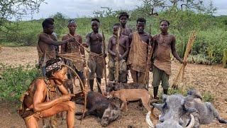 Hadzabe Tribe Made It Agian With a Pig