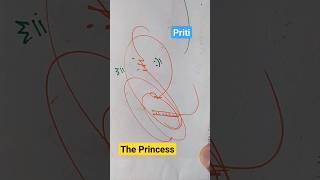 Priti |#signature #calligraphy #shorts #viral #art #artist #trending #handwriting #viralvideo