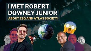 Djoann Fal meet Robert Downey Junior about stopping climate change through climate tech investing