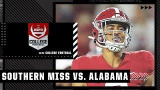 Southern Miss Golden Eagles at Alabama Crimson Tide | Full Game Highlights