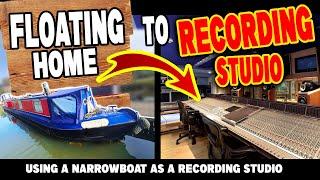 Turning a narrowboat into a recording studio!