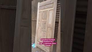 Teak wood door manufacturers Chennai Subhashree Furniture