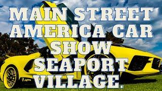 Main Street America Car Show Seaport Village San Diego, California.