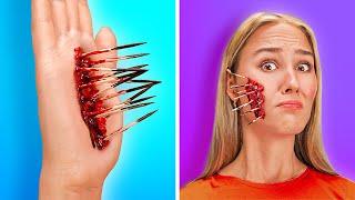 Scary Barbie Makeover Ideas!!! *How To Make Cardboard Doll Fidgets And Crafts*