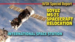 ISS Space Station Action: Soyuz MS-23 Capsule Relocation, Magnificent Views of Docking Move