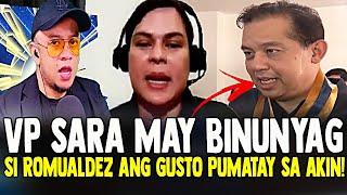 HETO NAKAKAGULAT! VP SARA MAY BINUNYAG SI ROMUALDEZ ANG GUSTO PUM4TAY SA AKIN!