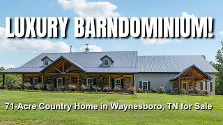 71-Acre Luxury Barndominium in Waynesboro, TN