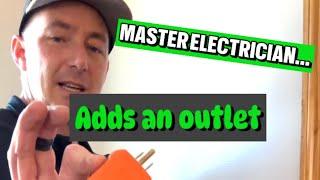 How to: install an outlet feeding from a switch.