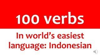 7 - 100 most frequently used verbs in Indonesian language