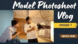 On Set with a Male Model: Photoshoot Vlog | Learn How To Become A Model