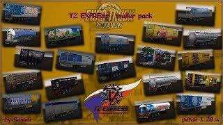 [ETS2 v1.28] TZ Trailer Pack *20 different Trailer + Skins*